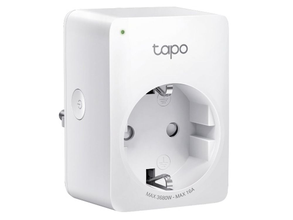 Priza inteligenta Wi-Fi Tapo TAPO P110M, 16A, 3680W, control vocal Alexa, Siri, Google, 2.4GHz, monitorizare consum, Matter