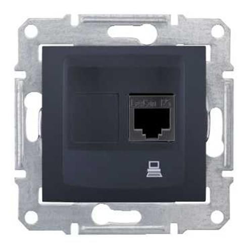 Priza de date UTP CAT6 1xRJ45 Grafit