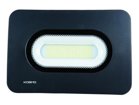 Proiector cu led SMD 100W, pentru exterior IP65 SLIM, lumina rece, negru, Kosmo CASLED100W