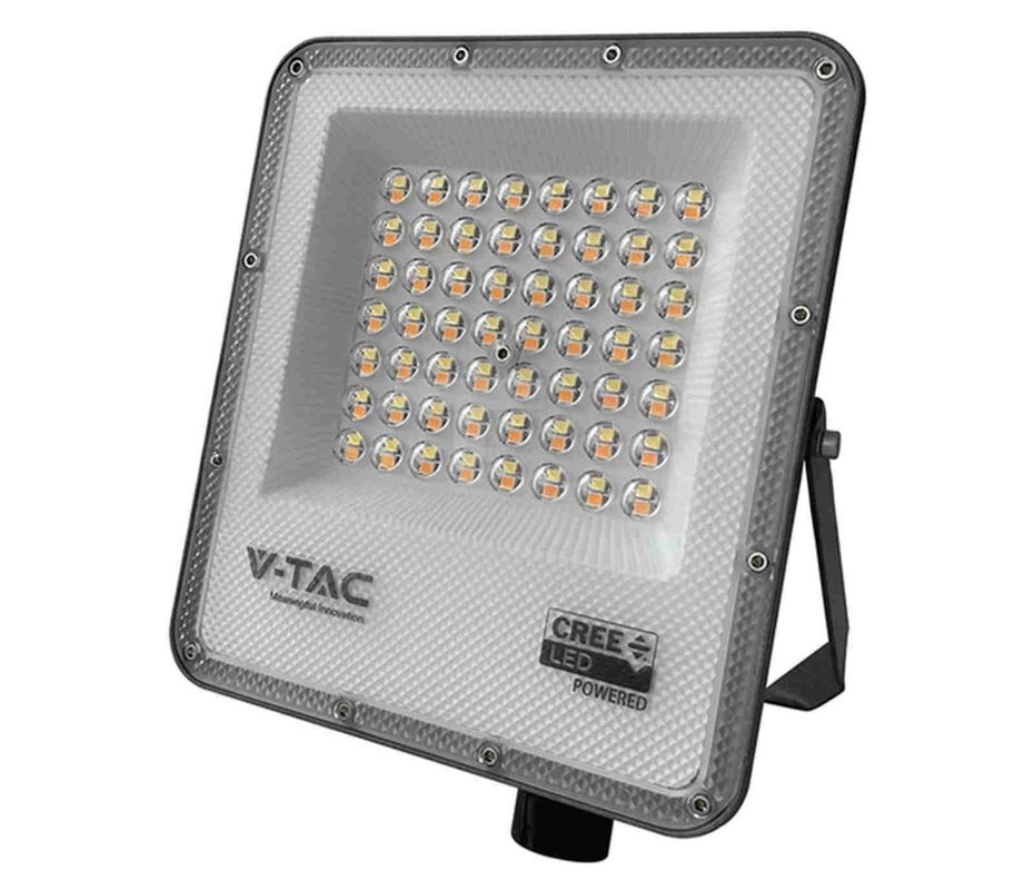 Proiector LED V-Tac SKU-240736, 50W, 4500 lumeni, Cip CREE 3 in 1, aluminiu, IK06, IP65