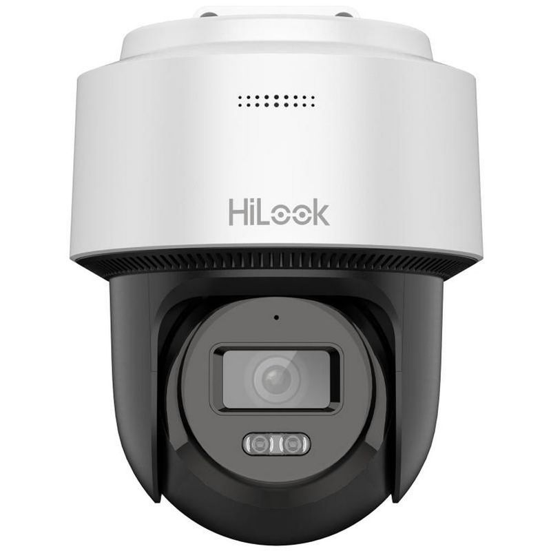 Camera supraveghere IP PT Hikvision HiLook PTZ-N2C200M-DE(2.8mm)(B), 2MP, 2.8mm, Smart Hybrid Light, Audio, slot microSD, PoE, IP66