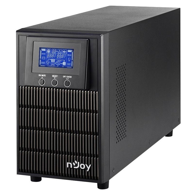 UPS Njoy Aten PRO 2000, iesire sinusoidala pura, 2000VA, 1800W, 230V, 3 prize Schuko, PWUP-OL200AP-AZ01B