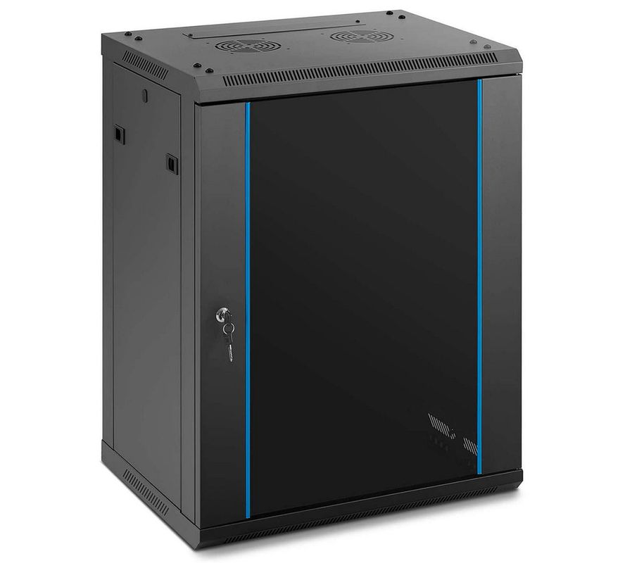 Rack 15U, 19'', Negru 600X600mm, montaj pe perete, SAFER, RACK15U6060