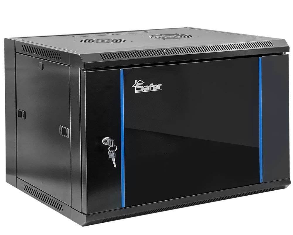 Rack 6U, 19", 600x450mm, montaj pe perete, SAFER, RACK6U