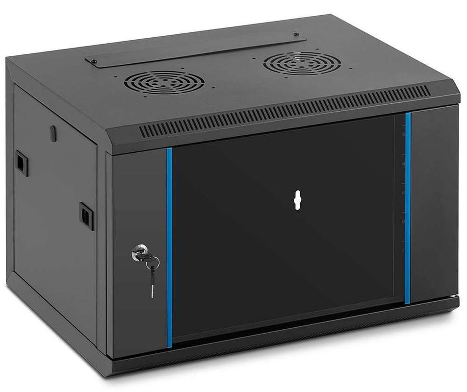 Rack 6U, 19'', Negru 600X600mm,montaj pe perete, SAFER, RACK6U6060