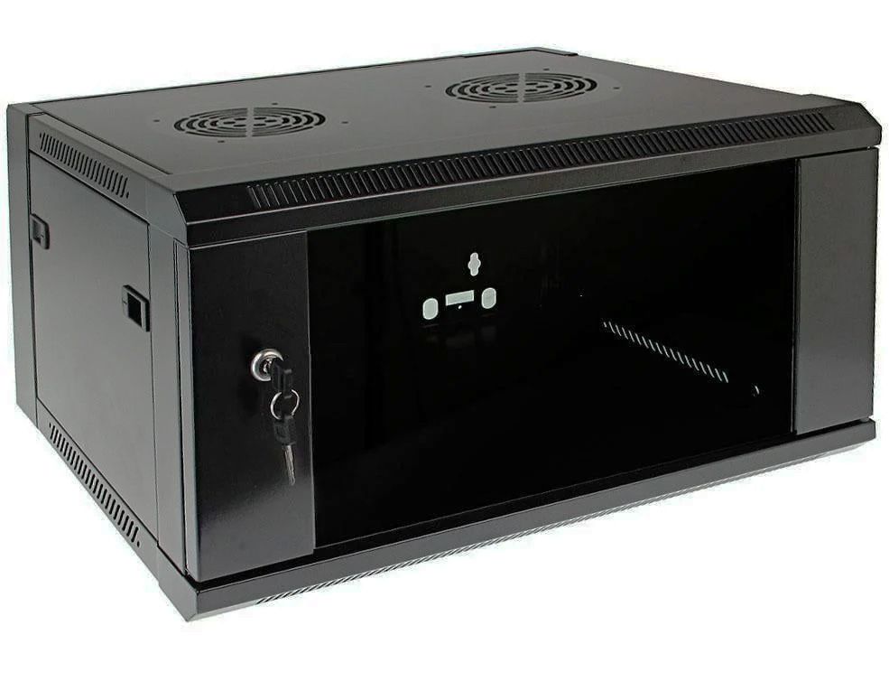 Rack pentru perete 4U, 19 inch, 600X450, negru, RACK 4U