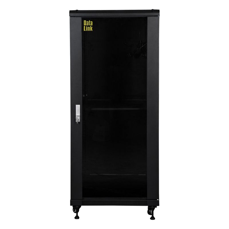Dulap rack 27 inch, neasamblat, pentru podea, RACK 27U 600X800