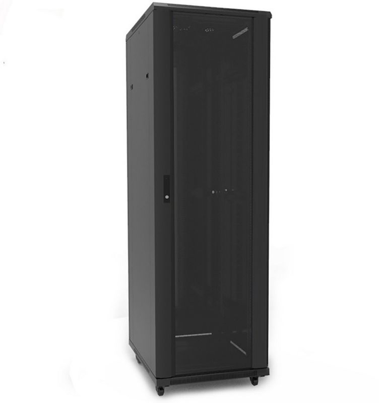 Rack 32U, 19'', Negru 600X800mm, cu roti si sistem de ventilare, montaj pe podea, Safer RACK32U6080
