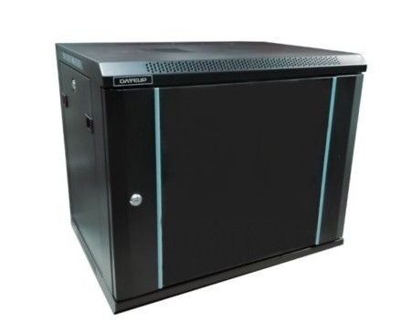 Rack 9U 19", 600x450mm, Usa din sticla, Montare pe perete, DATEUP MP.6409.9001