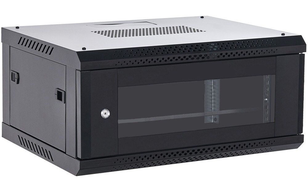 Rack metalic de perete 19", 4U, 600x450mm, Xcab-4U45S.9004