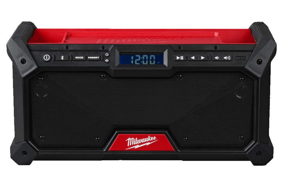 Radio pentru santier DAB+ Milwaukee M18, Bluetooth, woofere duble 8.89cm, USB, manere integrate, 4933492344-P