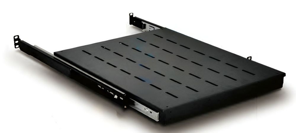 Raft mobil pentru rackuri cu adancime de 600 si 800, 440x350, sarcina maxima 30kg, negru, Safer RAFTMO60-80
