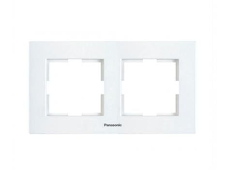 Rama orizontala 2 posturi, aparataj de camera cu montaj ingropat, Karre Plus Panasonic P-KPR2O