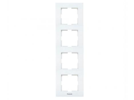 Rama verticala 4 posturi, aparataj de camera cu montaj ingropat, Karre Plus Panasonic