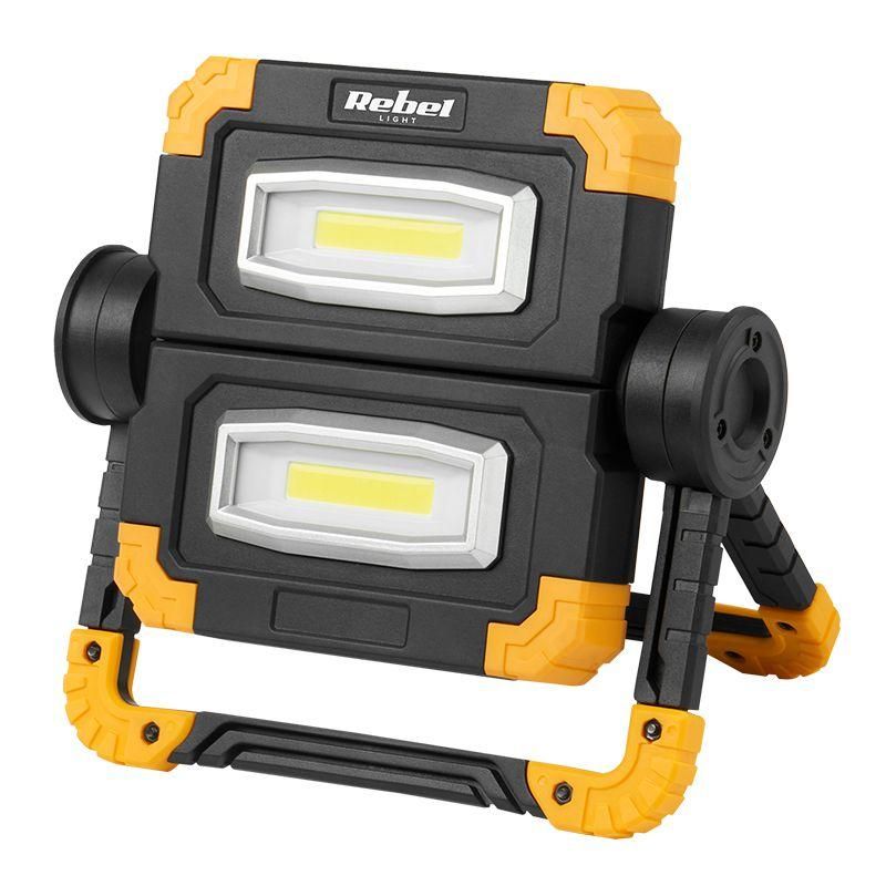 Reflector LED 20W, 2 x COB, acumulator 6500K