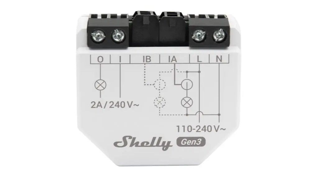 Releu monofazat Shelly EM Gen3, 2 canale, Wi-Fi, Bluetooth, control contactor, clema 50A inclusa, Shelly EM Gen3