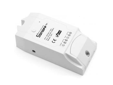 Releu Wireless 16 Amperi, Wi-Fi 2.4GHz, un canal si intrare senzor umiditate/temperatura SONOFF TH16