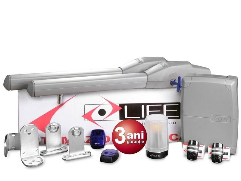 [RESIGILAT] Kit automatizare poarta batanta 2x2 metri Life