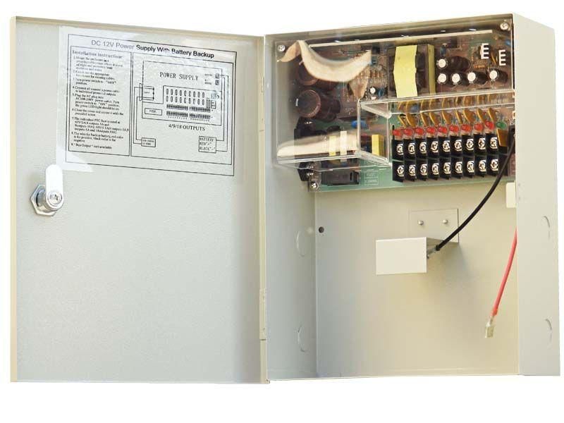 [RESIGILAT] Sursa alimentare 12V-10Ah cu Backup 9 iesiri protejate