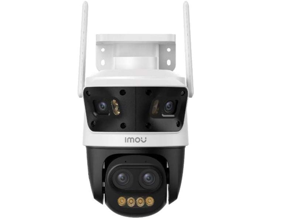 Camera supraveghere exterior Imou Cruiser Pano Z IPC-S76DP-13M0N, 13 MP (4/4/5), 4 lentile, 165 grade, zoom 12x, Wi-Fi 6 dual-band, alarma sonora luminoasa, PoE, detectie AI