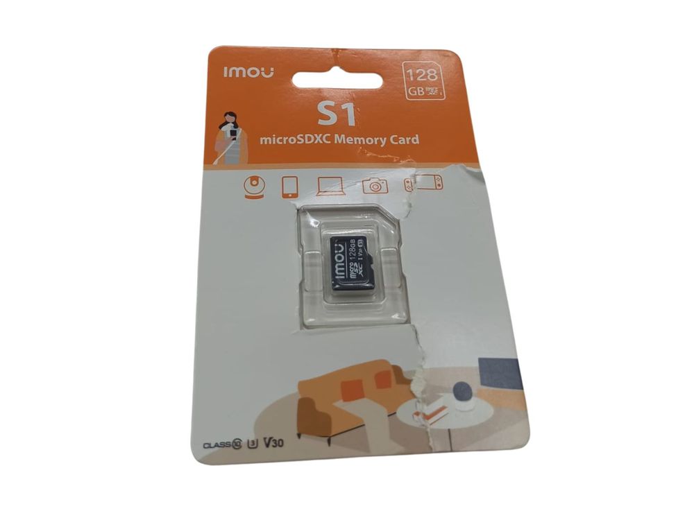 [RESIGILAT] Card MicroSD, 128GB, Clasa 10, citire 95 Mbps, scriere 38 Mbps, IMOU, ST2-128-S1, MICROSD128-IMOU-R1