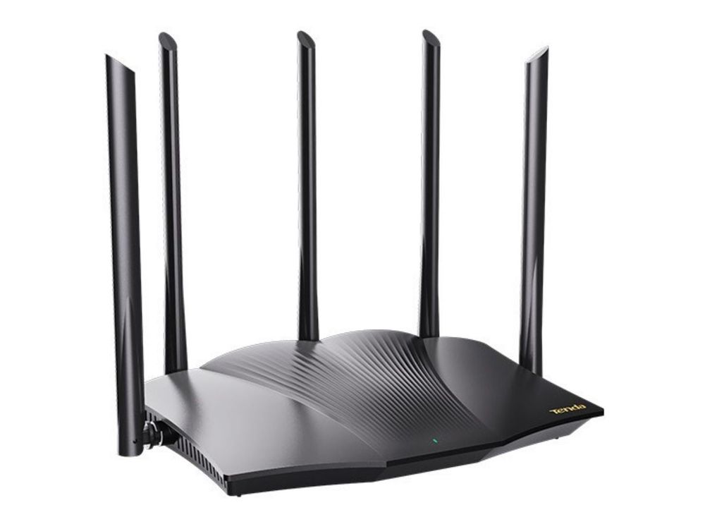 Router Wi-Fi Tenda TND-TX12 PRO, v2.0, AX3000, Dual-Band, 5 antene 6dBi, 1 WAN 3 LAN Gigabit, Mesh, WPA3, MU-MIMO, OFDMA, VPN