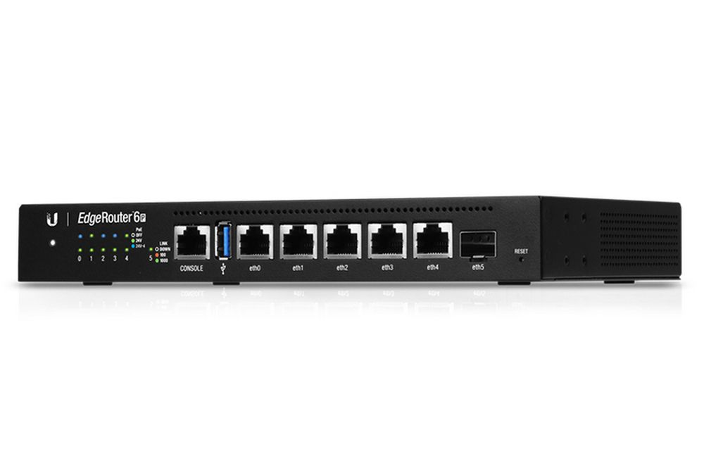 Router Ubiquiti EdgeRouter, 5 Porturi Gigabit, PoE 24V, ER-6P