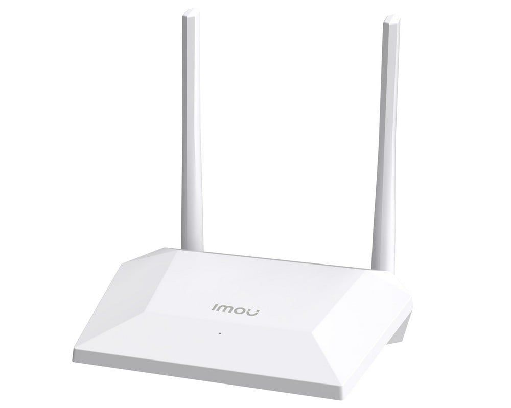 Router wireless, 4 porturi, Wi-Fi 2.4GHz, 300 Mbps, 2.4 GHz, 2 antene externe 5 dBi, Imou HR300