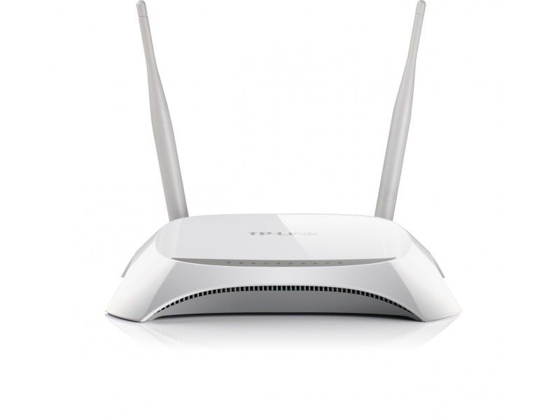 Router wireless cu slot USB pentru Stick 3G/4G TP-LINK, 5 porturi, 2.4GHz 300Mbps, backup, 2 antene omni-directionale, TL-MR3420