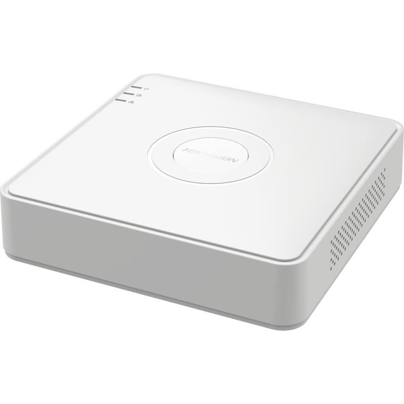 DVR supraveghere Hikvision AcuSense, 4 canale, H.265 Pro+, pana la 6 camere IP 6MP, iDS-7104HQHI-M1/T