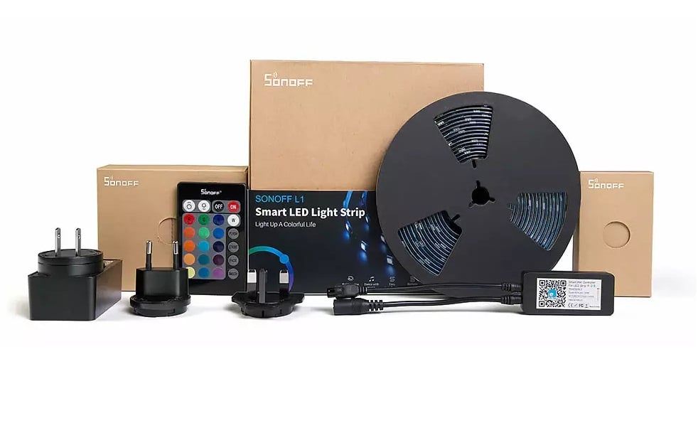 Banda cu leduri Wireless 5 metri LED RGB Sonoff L2, SON-LAM-L25/032310