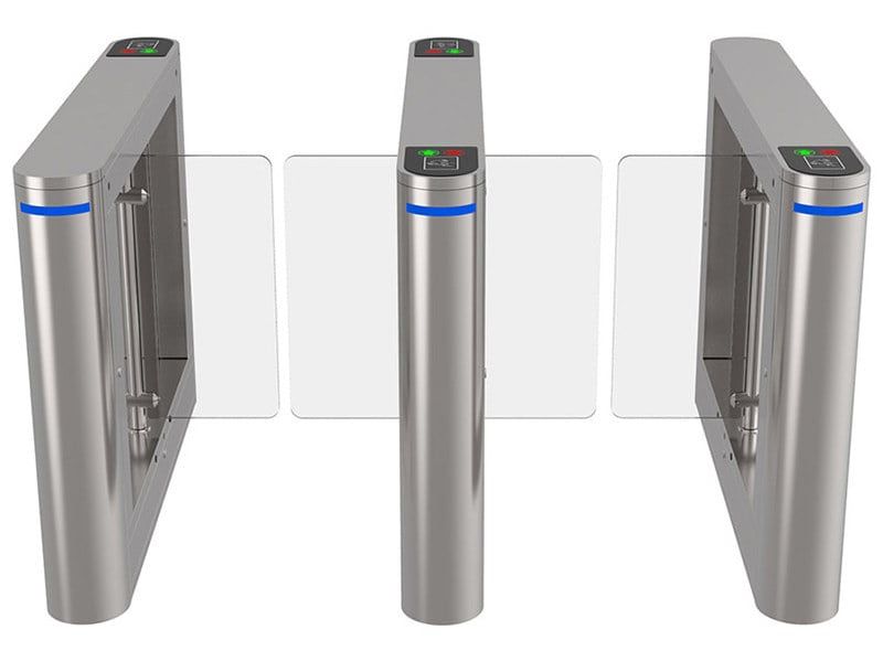 Kit 3 turnichete batante, 24v, 40W, compatibil cu sisteme de control acces, Safer SAF-212x3