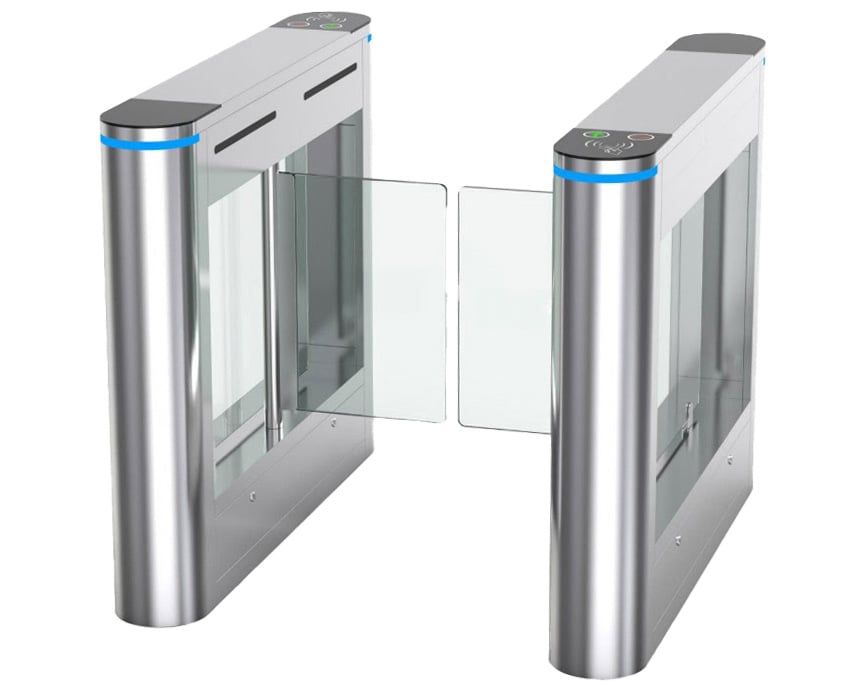 Kit 2 turnichete batante, 24V, 40W, compatibile cu sisteme de control acces, Safer SAF-212x2