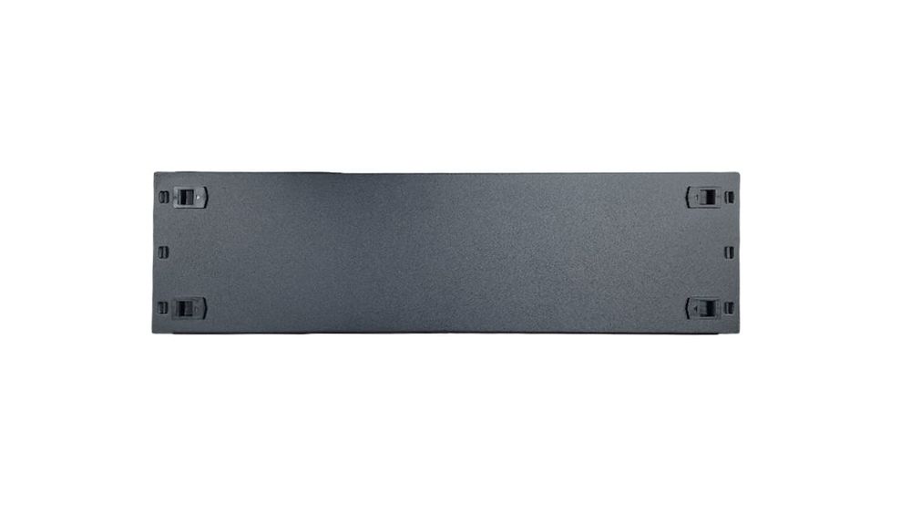 Panou metalic 3U, montaj fara suruburi, rack 19 inch, otel SPCC 1 mm, negru, SAF- BLINDP3U-TOOLESS