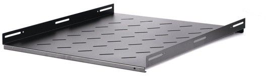 Tava fixa pentru rack de podea 1U, 19 inch, de 1000mm, 470x x650x 48mm, capacitate 90kg, negru, Safer SAF-FIX650-RK1000FLOOR