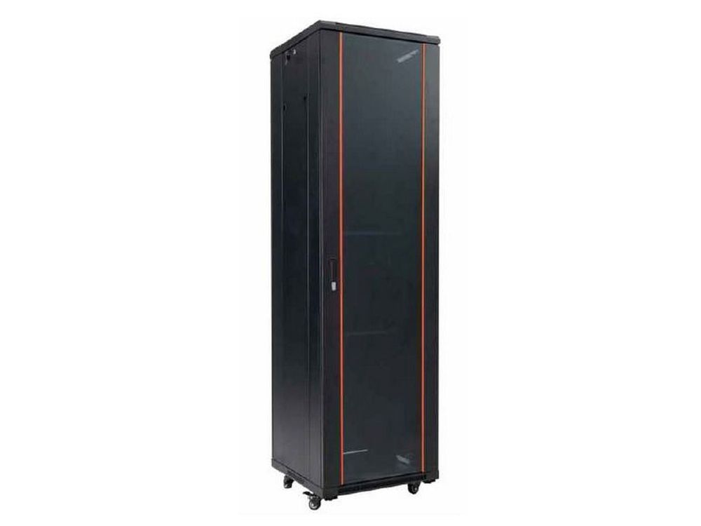 Rack 19 inch, 22U, 600x 800, sarcina 800kg, pentru podea, otel, negru, Safer SAF-NC-6822