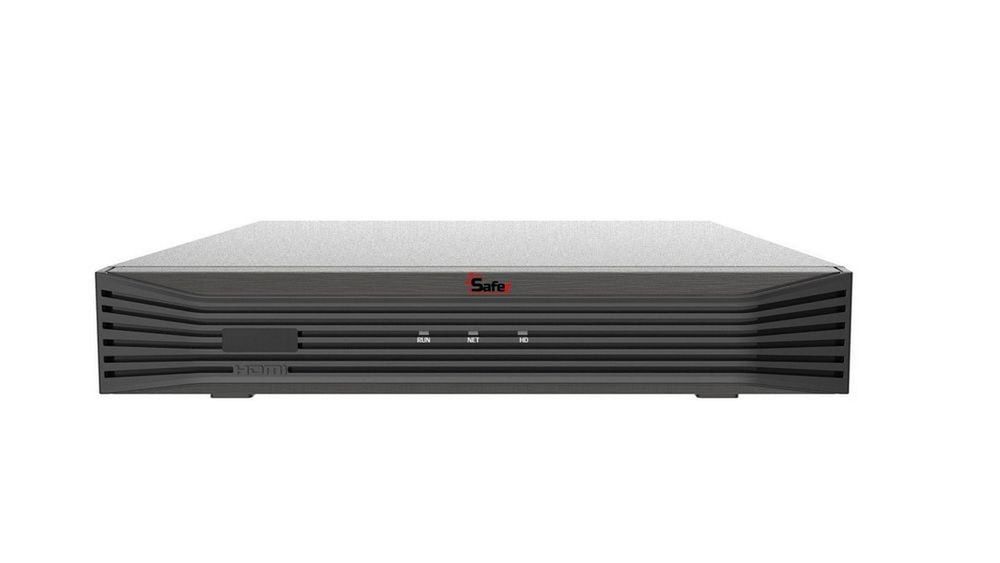 NVR 4 canale PoE, 16MP, latime de banda 80Mbps, 1 port SATA, Safer SAF-NVR50104-4PIQ(U)