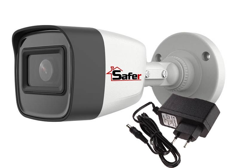 [RESIGILAT] Camera bullet 4 in 1, 2 MP, smart IR 30m, microfon, IP67 lentila 2.8mm, Safer pro, SAF-PRO-BM2MP20F28-S-R