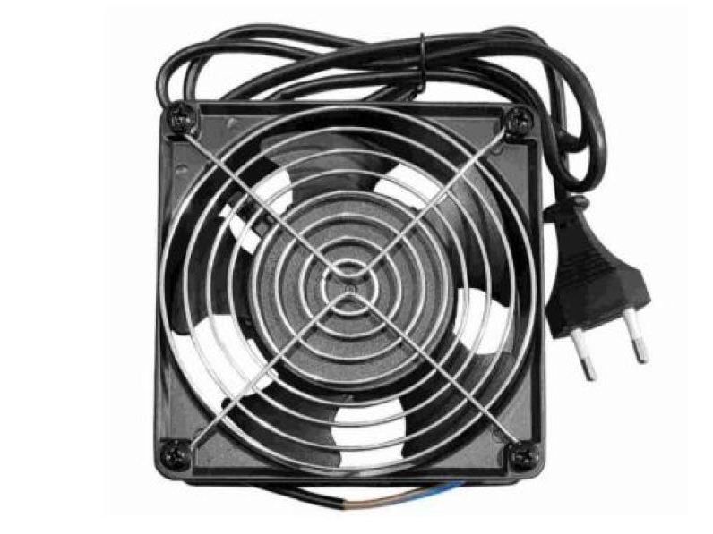Ventilator cu cablu de 1,2m pentru rack de perete 19 inch, priza standard europeana, Safer SAF-TXWMFAN1