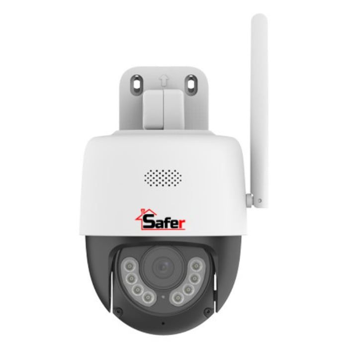 Camera de supraveghere wireless Safer, 3MP, IR 30m, microfon si difuzor, Rotire si inclinare, auto-tracking, IP66, SAF-WIFIPT5MP30F4(U)