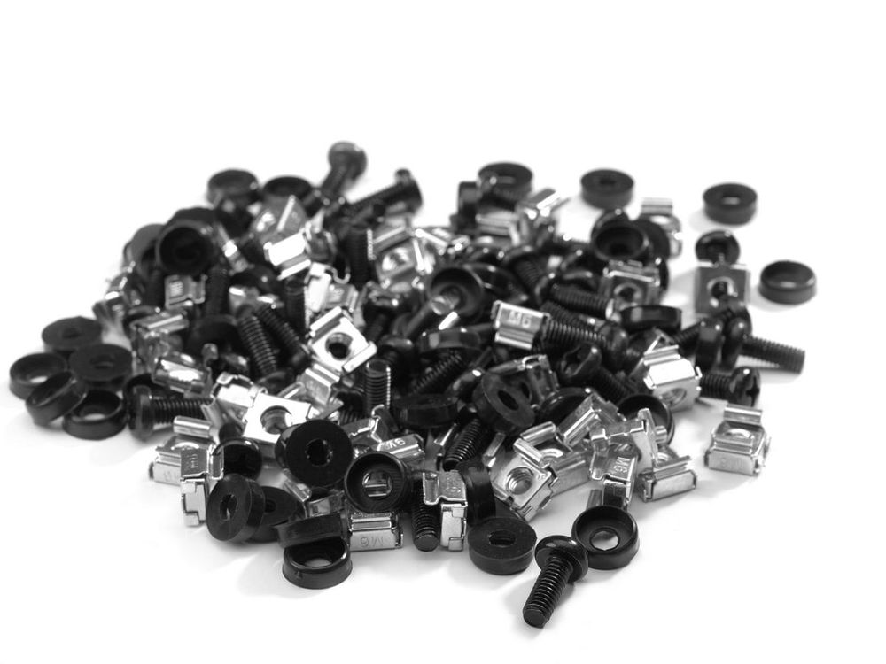 Set fixare profil 19" 50 de bucati surub cu piulita si saiba, Scharack DTSRA050