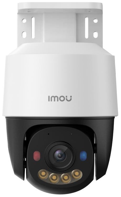Camera Imou PS7F, IPC-PS7FP-5M0, 5MP, PoE, Iluminare duala 30m, Rotire si inclinare din aplicatie, detectie AI, Alarma vizuala si acustica, lumini rosu-albastru