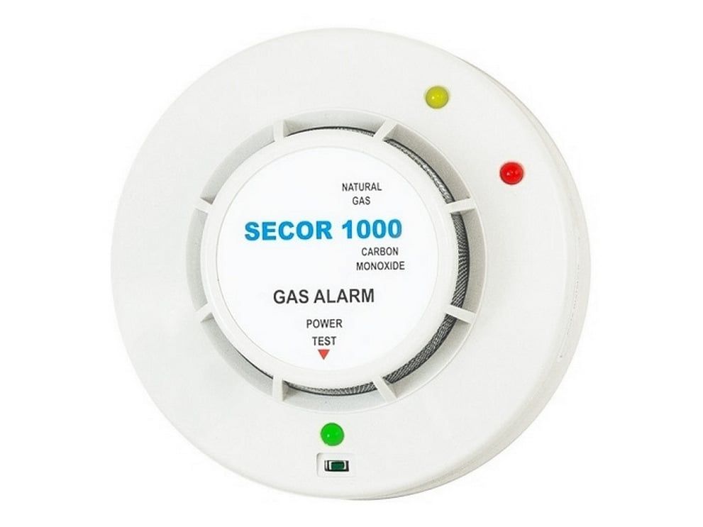 Detector de gaz metan si monoxid de carbon, alarma sonora 85 bB, 24VAC sau VDC, Primatech Secor1000/24