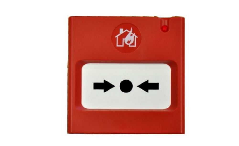 Buton de incendiu adresabil Senso Iris, izolator incorporat, 15-32VDC, comunicare TTE, ABS rosu, IP40, SensoIRIS-MCP150