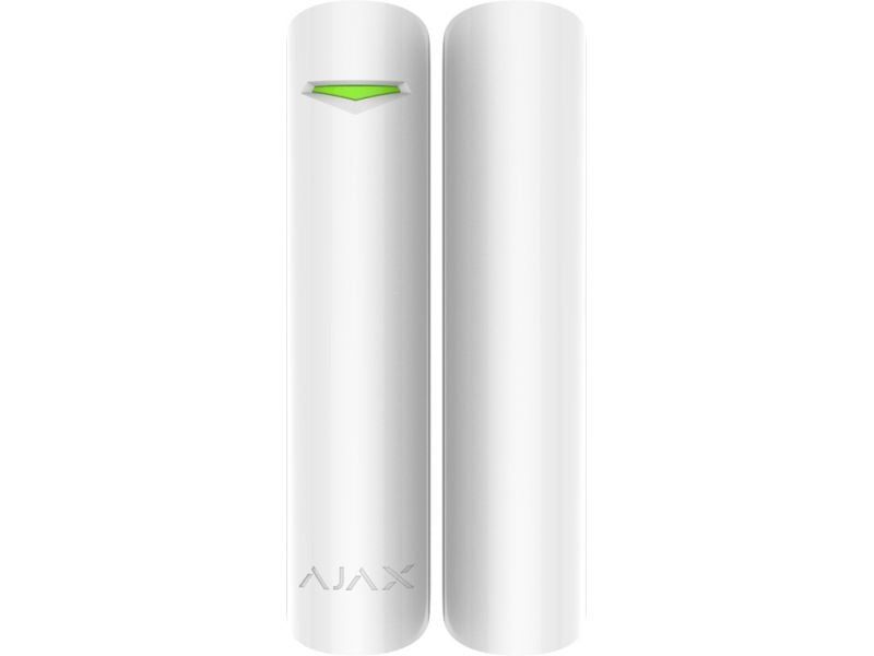 Contact magnetic usa / geam wireless AJAX DOORPROTECT WH, detecteaza deschiderea usii / geamului, distanta functionare 2.000m