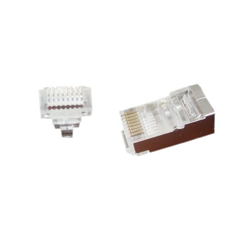 Set 100 Mufe RJ-45 pass-through Gembird, pentru cablu FTP Cat5e, AWG24, ecranate, LC-PTF-01/100