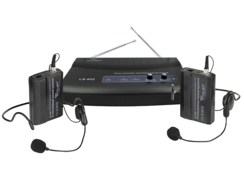 Set 2 microfoane wireless de tip casca