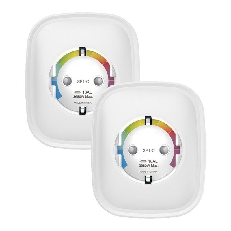 Set 2 prize inteligente Wi-Fi Gosund SP1-HE-2, 2.4GHz, 16A, 3680W, compatibilitate Apple Home si Siri, control vocal