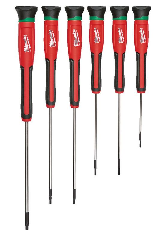 Set 6 surubelnite de precizie Torx Milwaukee, husa textila cu