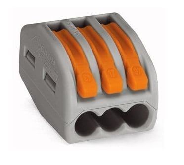 Set conector 3 poli pentru doza 0,08 - 2,5mm fir litat 10 bucati, Safer 10X222-413